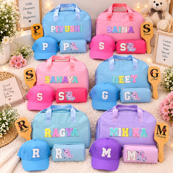 ChatGPT Image Sep 11, 2026, 11_58_04 AM π Personalized Kids Duffle Bag Combo