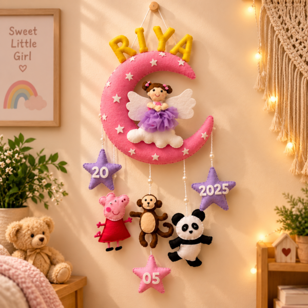 Girl/boy cartoon theme hanging
