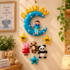 Girl/boy cartoon theme hanging