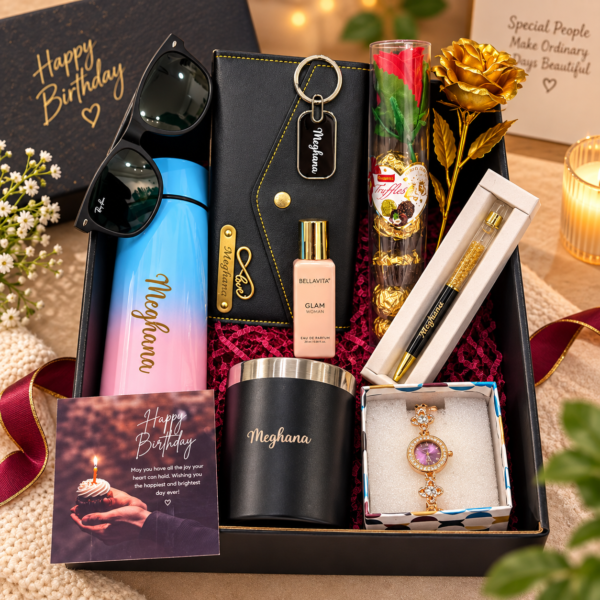 12 Products Customized Hampers for her