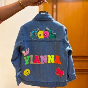 Customized Denim jacket for kids to adults