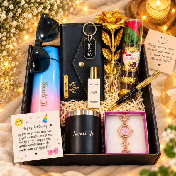 Customized 11 gifts hamper in one for her