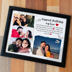 8*12 inches happy frame for her/him
